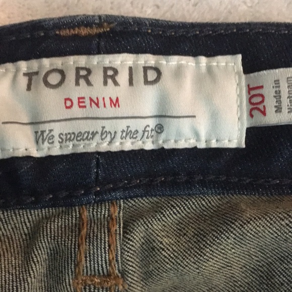 NWT Torrid Sim Boot Jean Mid Rise Medium Wash Size 20T - Picture 7 of 15